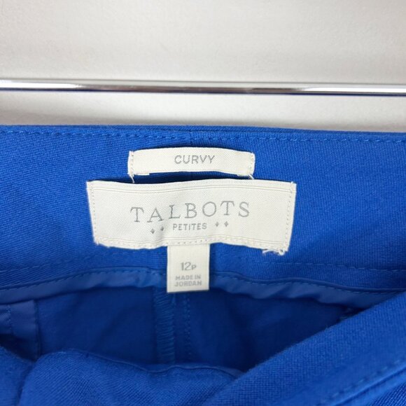 Talbots Vibrant Blue Ankle Pants - Picture 4 of 4